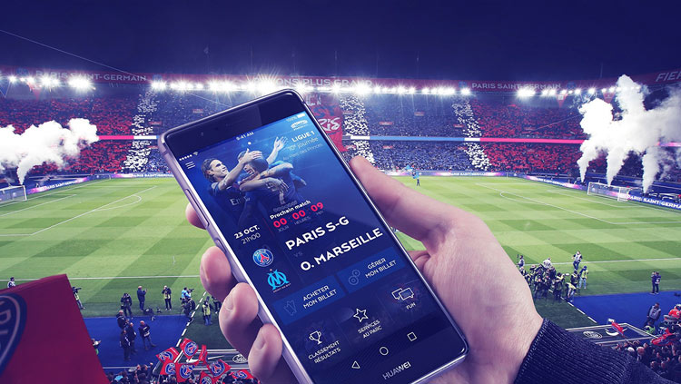 stadium app PSG